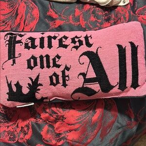 Pink 'Fairest One of All' Pillow